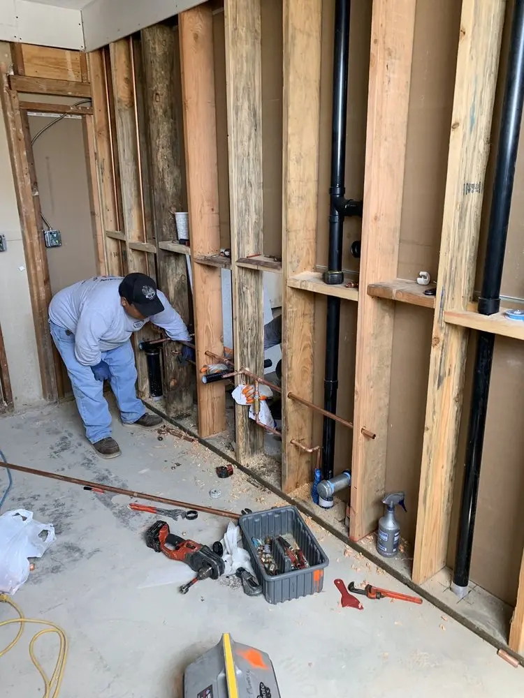 Commercial rough-in plumbing for Gas Line Repair in Camp Mishannock
